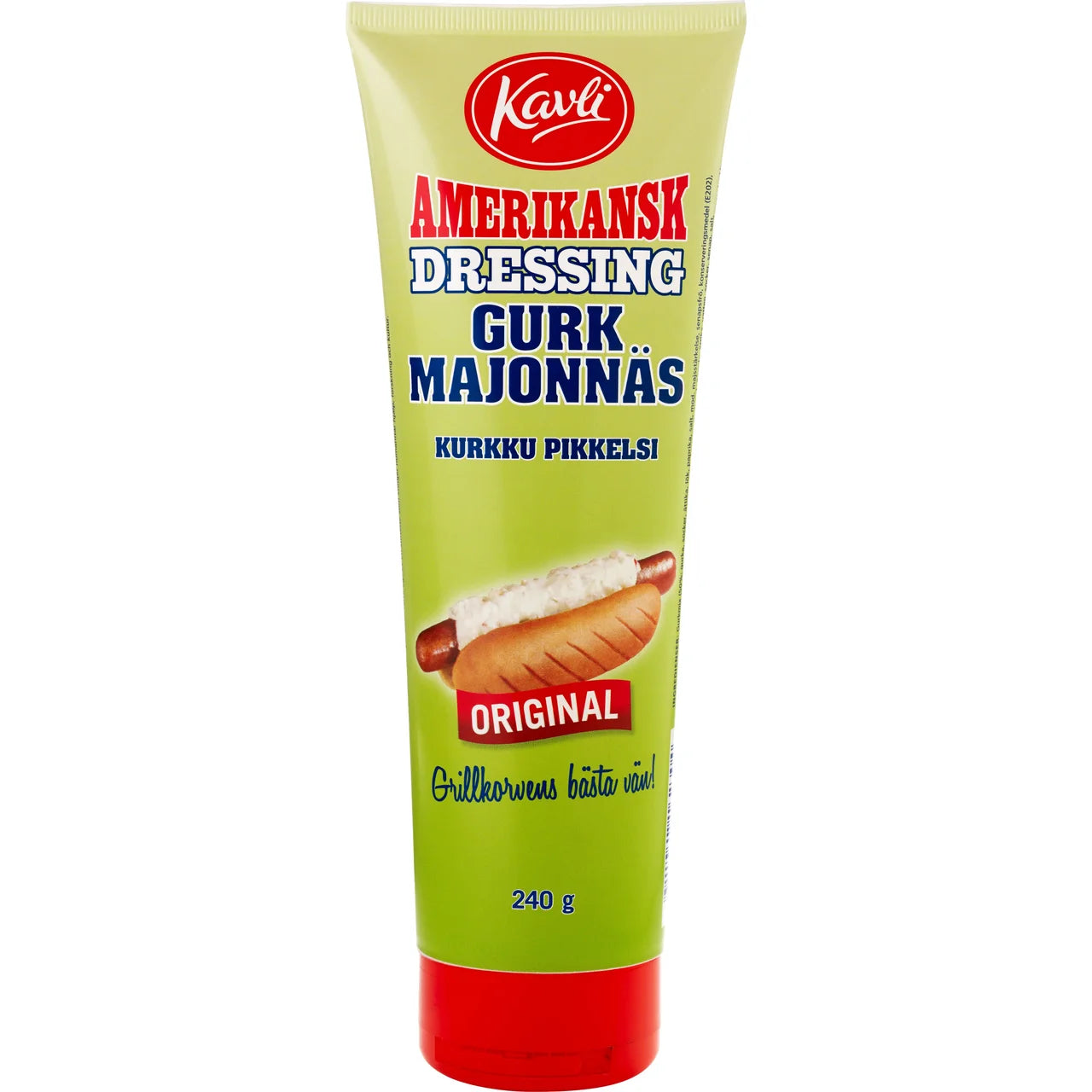 Kavli American Pickle Mayonnaise – Creamy Swedish Mayo with Pickled Cucumber | 240 g (8.47 oz)