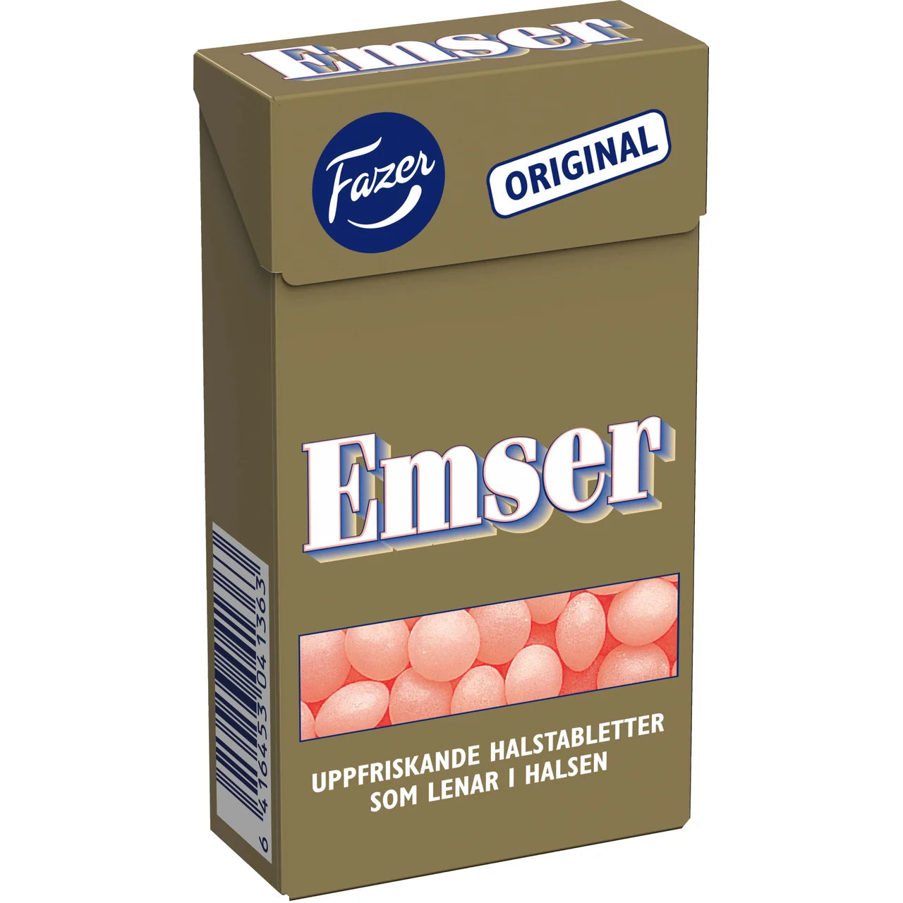 Fazer Emser Pastilles – Nordic Throat-Soothing Mini Pastilles in Pocket Tin | 38 g (1.34 oz)