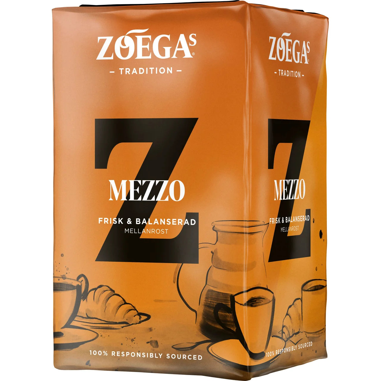 Zoégas Mezzo – Balanced Medium Roast Swedish Filter Coffee | 450g (15.87 oz)
