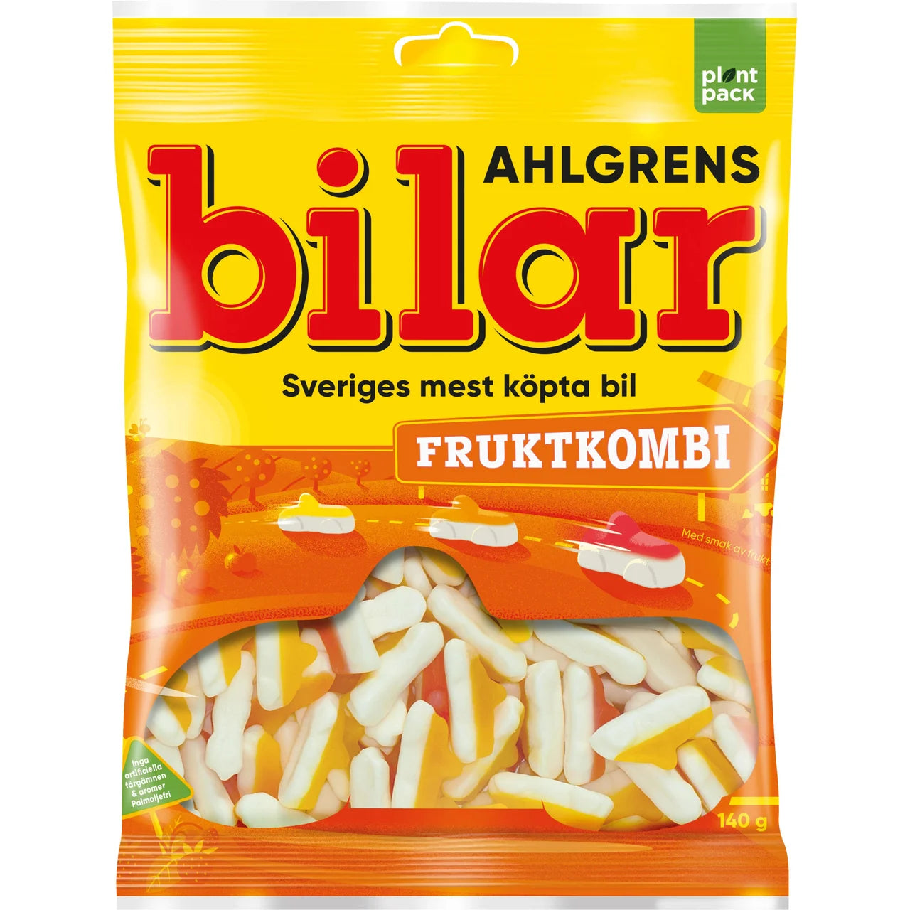 Ahlgrens Bilar Fruktkombi – Swedish Fruit Mix Car-Shaped Candy | 140g (4.94 oz)