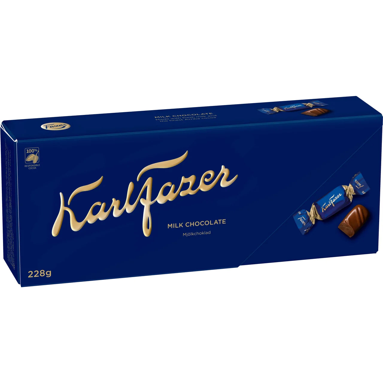 Fazer Milk Chocolate Pralines – Finnish Milk Chocolate Pralines | 228 g (8.04 oz)