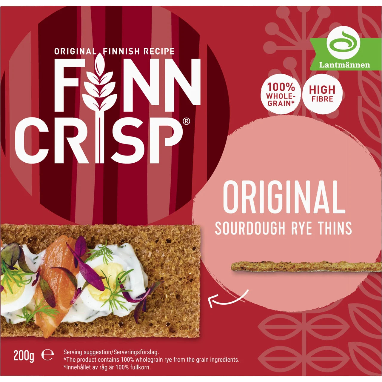 Finn Crisp Original – Classic Thin Nordic Rye Crispbread | 300g (10.58 oz)