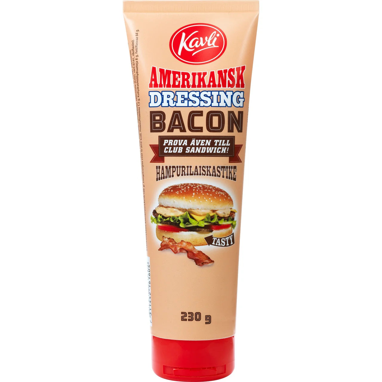 Kavli American Dressing Bacon – Swedish-Style Creamy Bacon Dressing | 230 g (8.11 oz)