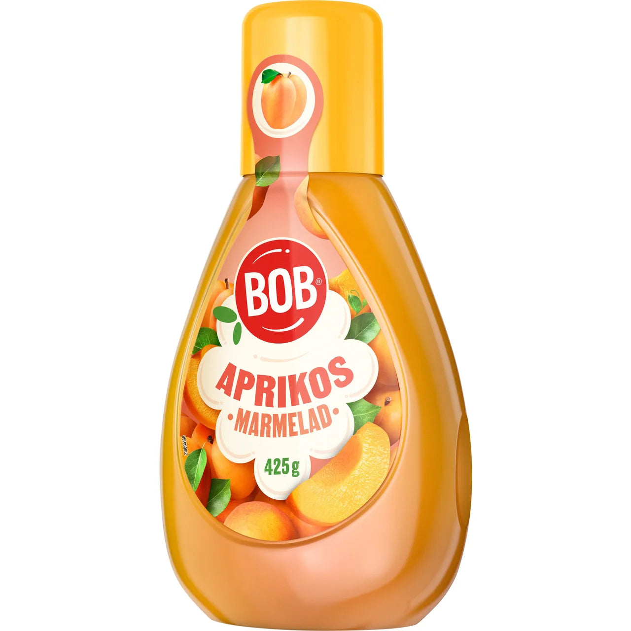 BOB Marmelad Apelsin Squeezy – Swedish Orange Marmalade in Squeezable Bottle | 555g (19.58 oz)