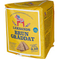 Leksands Knäckebröd Brungräddat Trekant – Dark-Baked Swedish Rye Crispbread Triangles | 200g (7.05 oz)