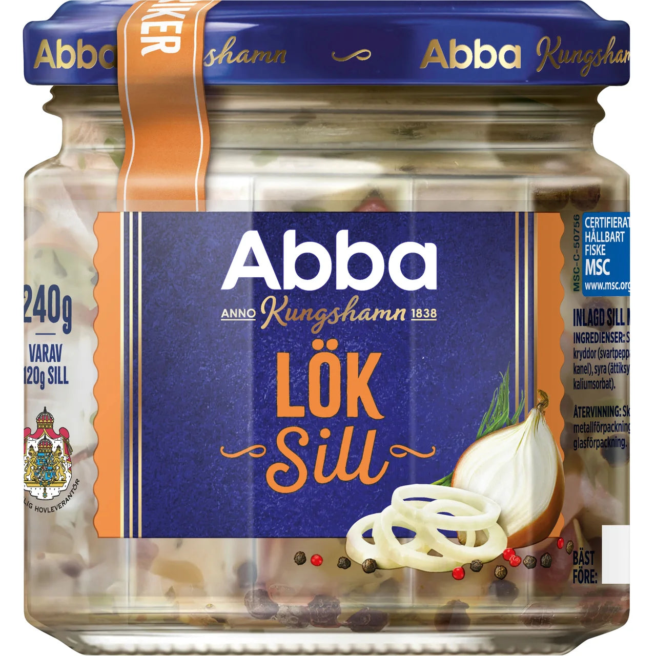 Abba Löksill – Swedish Pickled Herring with Onion | 240g (8.47 oz)