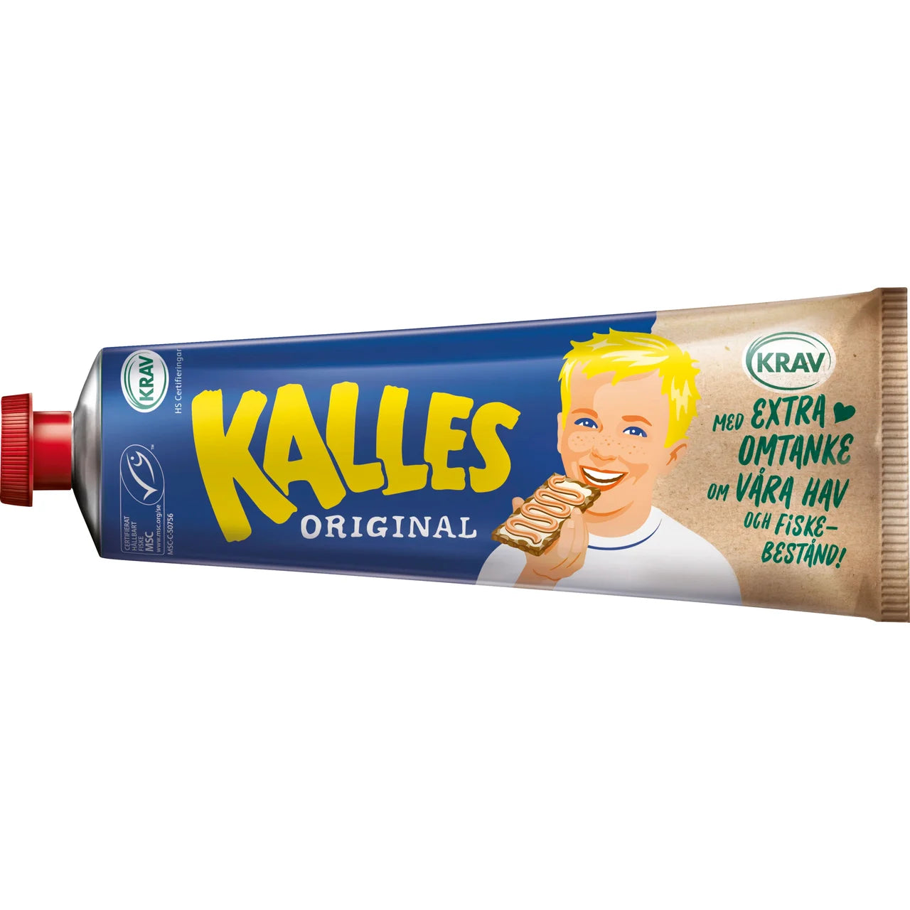 Kalles Kaviar Original KRAV – Organic Swedish Creamed Smoked Cod Roe Spread | 250g (8.82 oz)