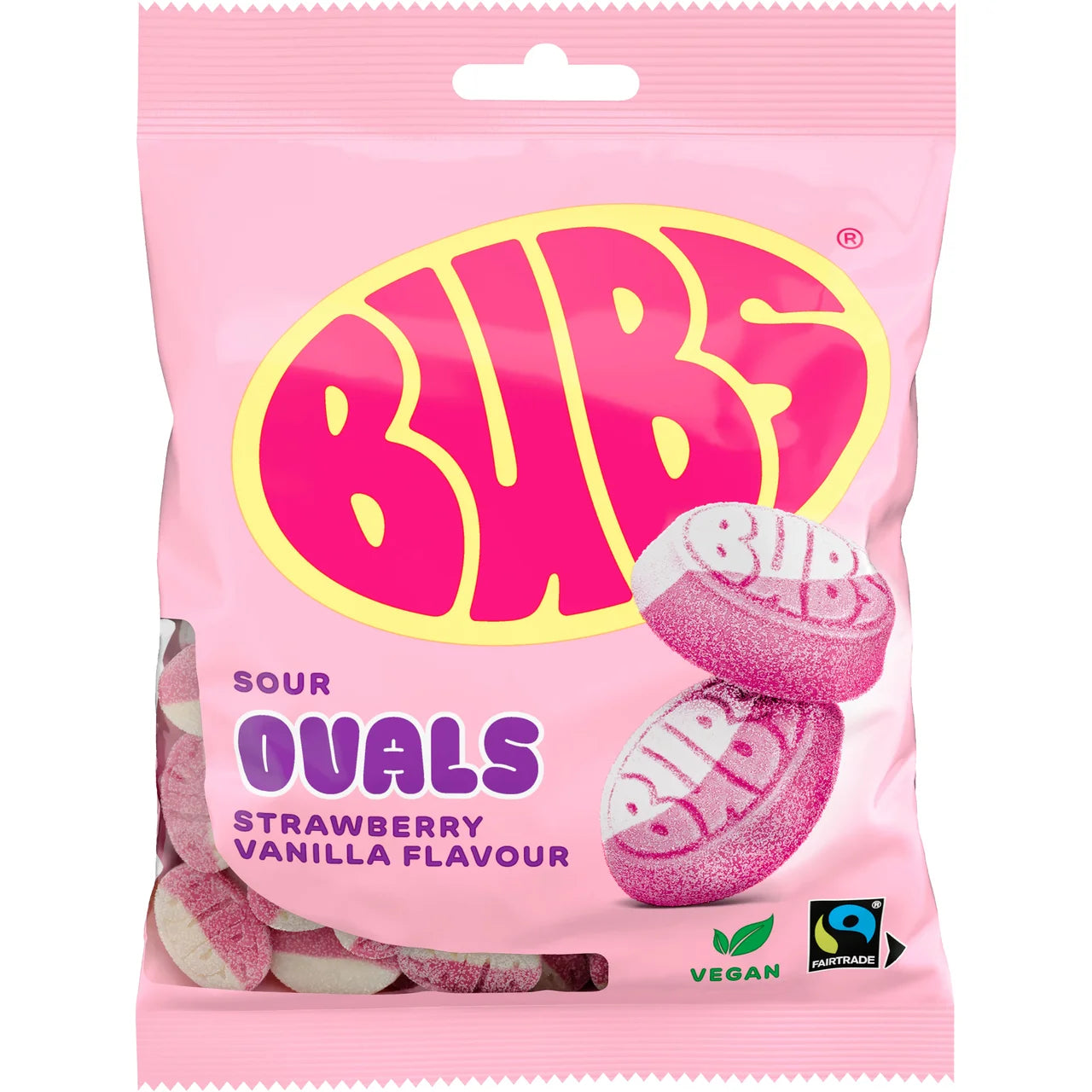 Bubs Goody Strawberry Vanilla – Swedish Soft Foam Candy with Strawberry & Vanilla Flavor | 90 g (3.17 oz)
