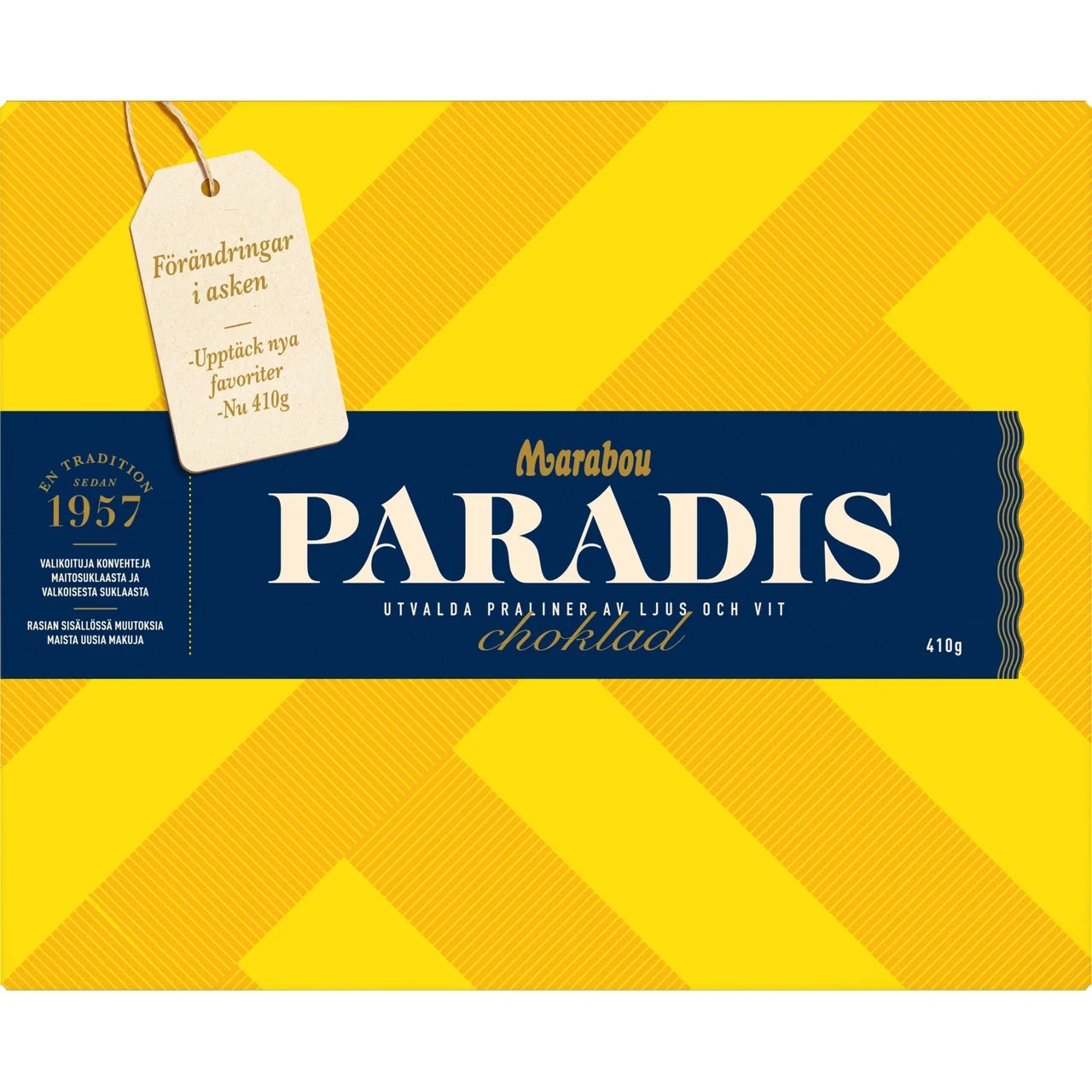 Marabou Paradis Chocolate Box – Swedish Milk Chocolate Pralines Assortment | 410 g (14.46 oz)