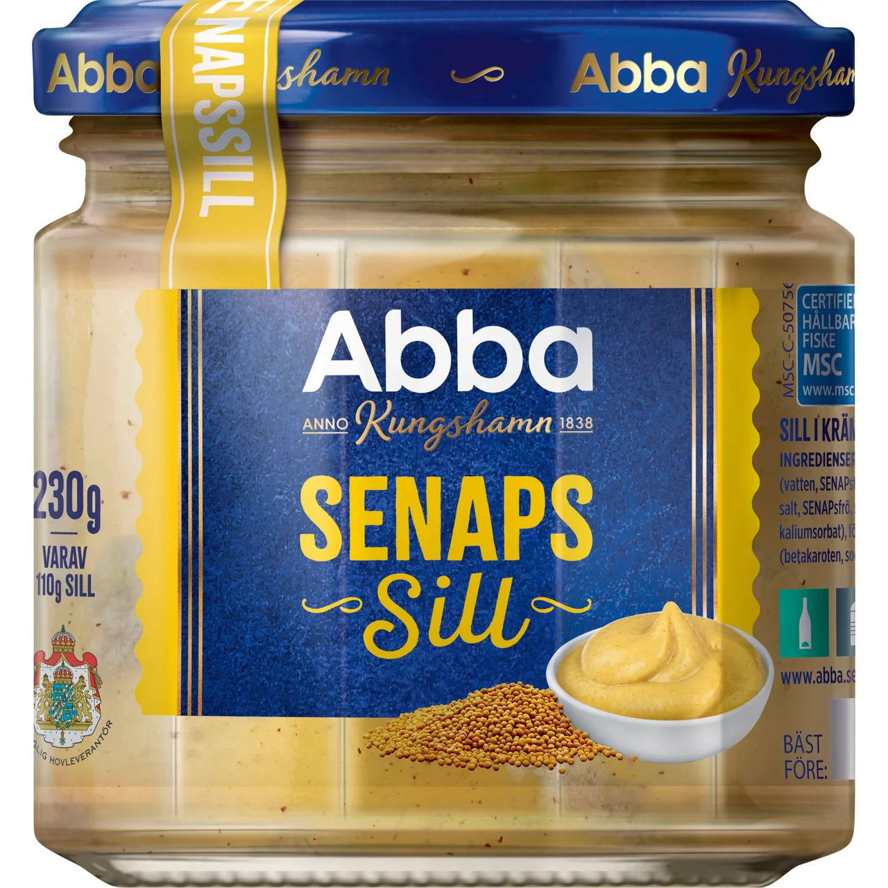 Abba Senapssill – Swedish Pickled Herring in Mustard Sauce | 230g (8.11 oz)