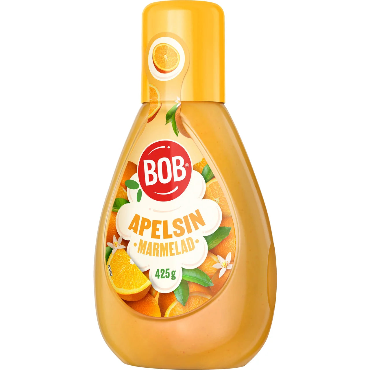 BOB Marmelad Apelsin Squeezy – Swedish Orange Marmalade in Squeezable Bottle | 425g (15.00 oz)