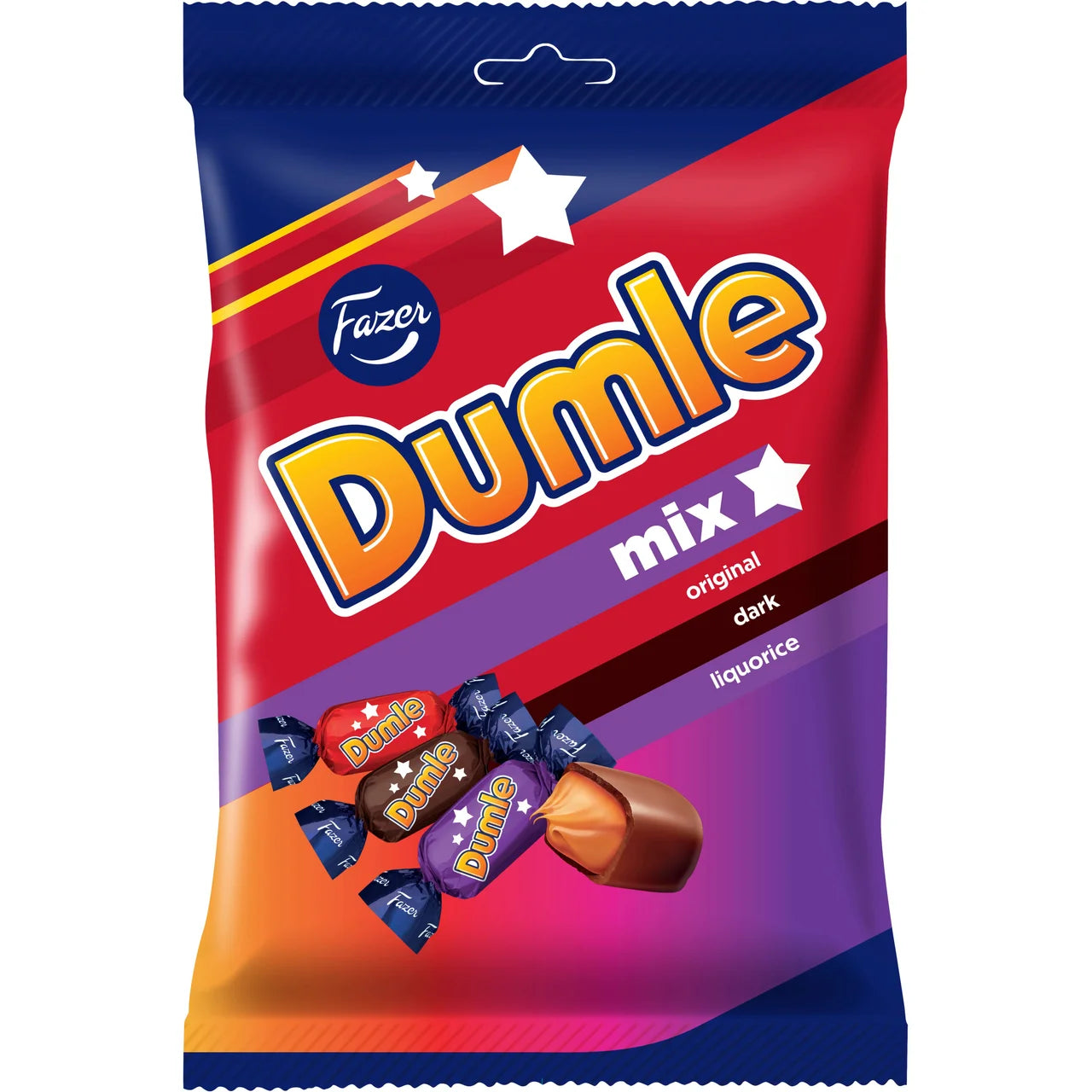 Fazer Dumle Mix – Assorted Soft Toffee & Chocolate Treats | 200 g (7.05 oz)