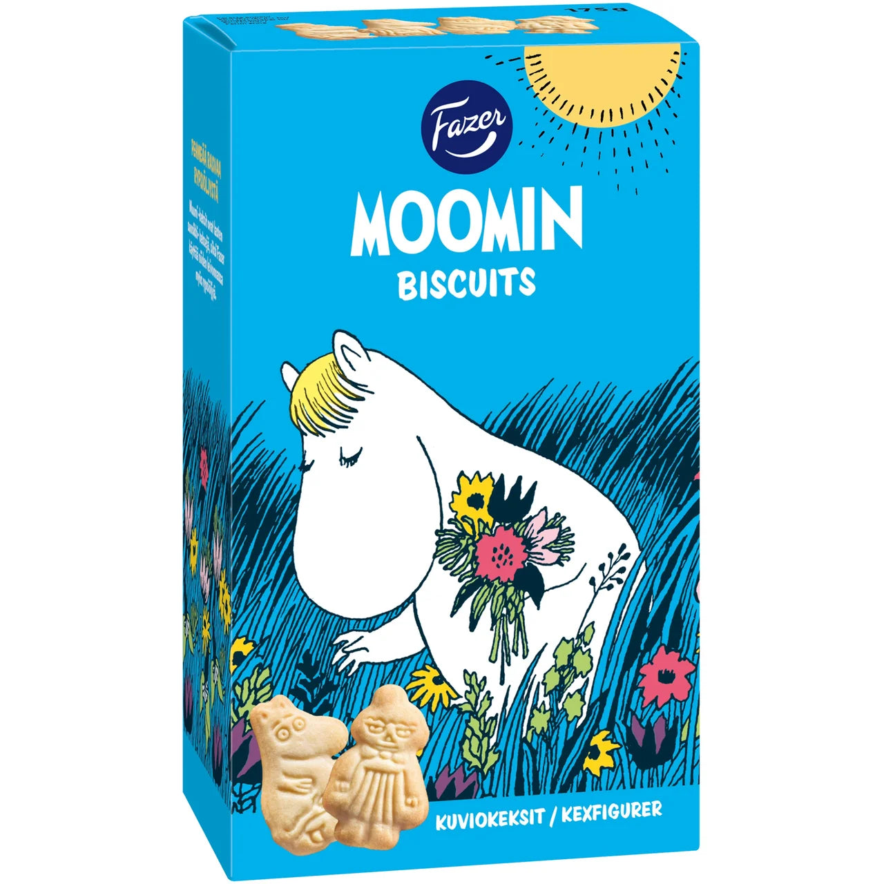 Fazer Moomin Biscuits – Cute Moomin-Shaped Vanilla Butter Cookies | 175 g (6.17 oz)
