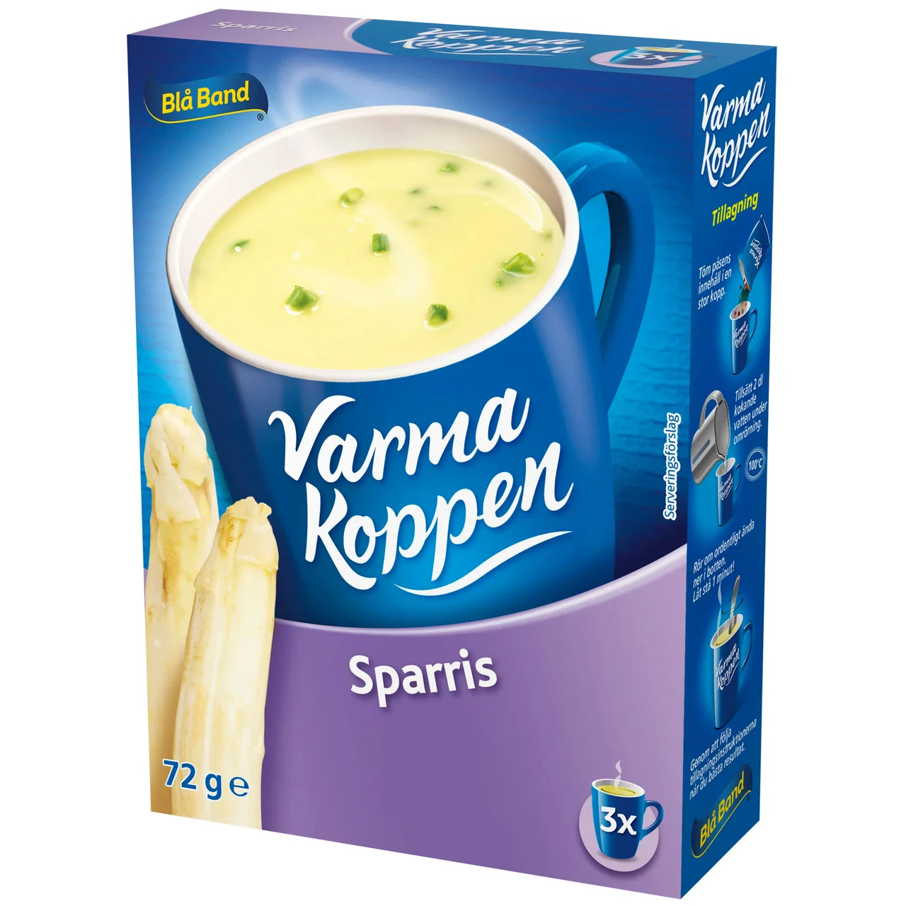Blå Band Varma Koppen Sparrissoppa – Swedish Asparagus Soup Mix | 3 servings (6 dl)