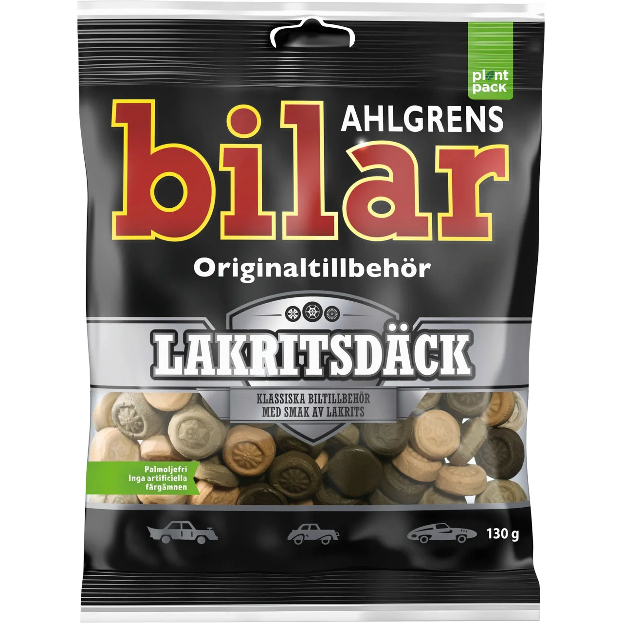 Ahlgrens Bilar Lakritsdäck – Swedish Licorice "Tires" Candy | 130g (4.59 oz)